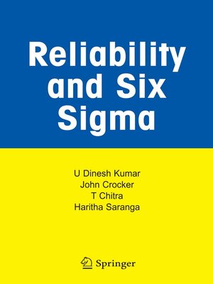 cover image of Reliability and Six Sigma